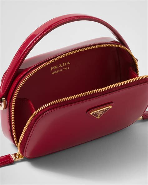 prada odette leather mini-bag|mini shoulder bag Prada.